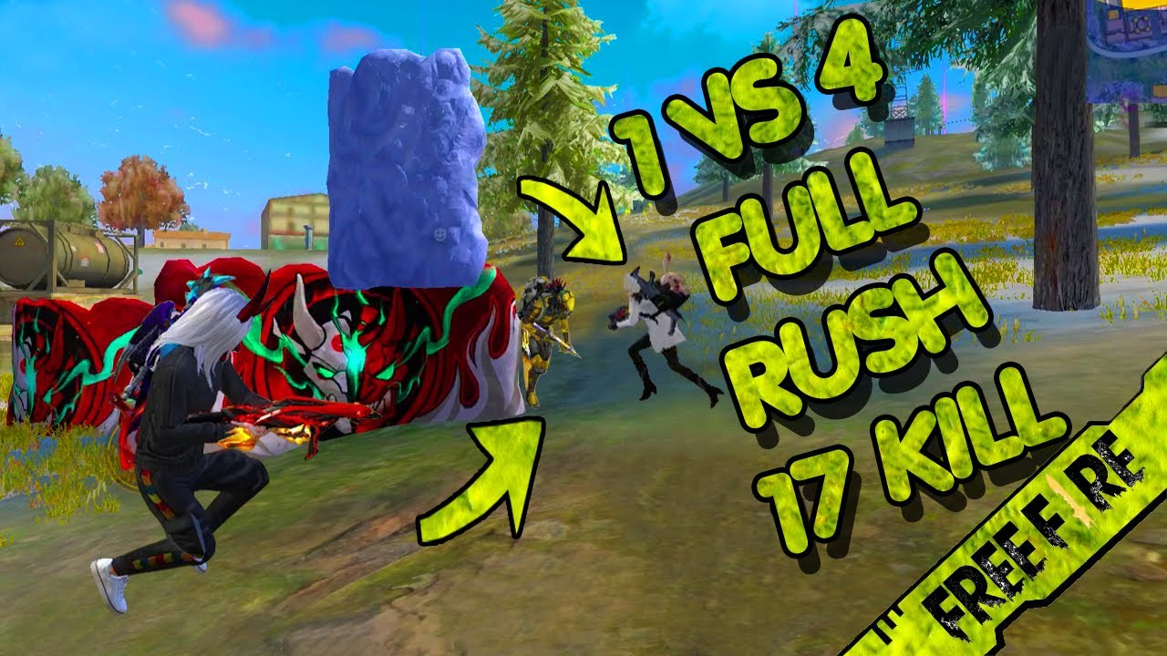 17 KILL 1 VS 4 FULL RUSH GAMEPLAY VIDEO SMART GAMING 984 - YouTube