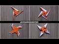 Best of shuriken origami  how to make a paper shuriken  ninja star  ninja weapons origami