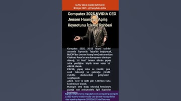 Computex 2025 NVIDIA CEO Jensen Huang