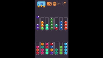Ball Sort - Color Puzzle Level 119 ⭐️⭐️⭐️