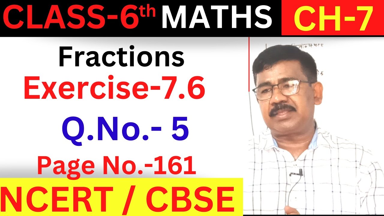 Ncert solutions maths class 6th exercise 7 6 qn5 pg 161 