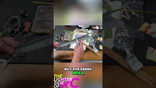 Model Plane Fin Prep: E6000 Glue for Perfect Seal! #shorts
