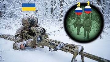 Ukrainian Sniper Hits Two Russians with a Single Shot