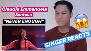 Claudia Emmanuela Santoso - Never Enough | The Voice Of Germany | SINGER REACTS