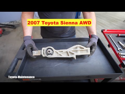 How to replace differential arm bushing on Toyota Sienna AWD