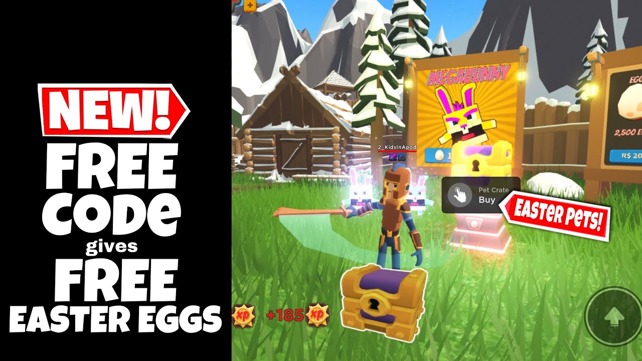  NEW FREE CODE GIANT SIMULATOR Opening Easter Egg Pets All Working Free Codes ROBLOX 