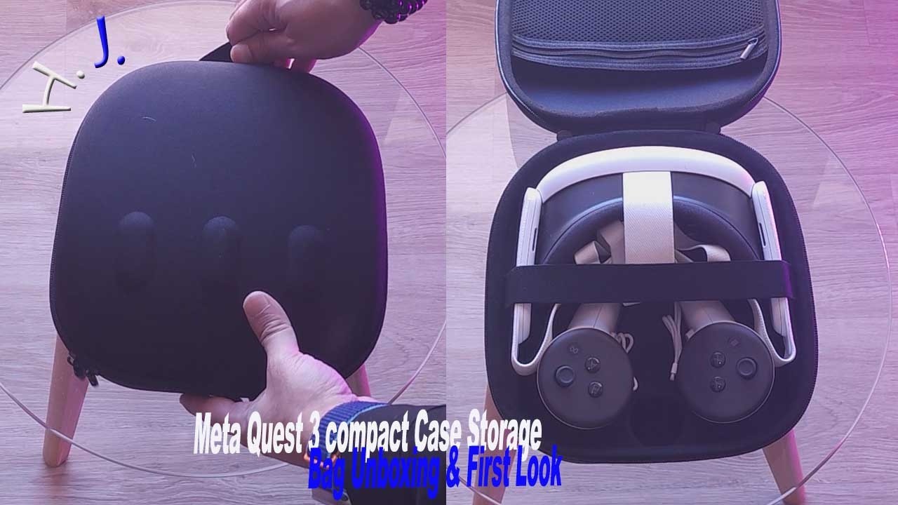 メタクエスト3 128GB　持ち運び便利 Meta Quest 3 compact Case Storage Bag 🎮 Unboxing & First Look