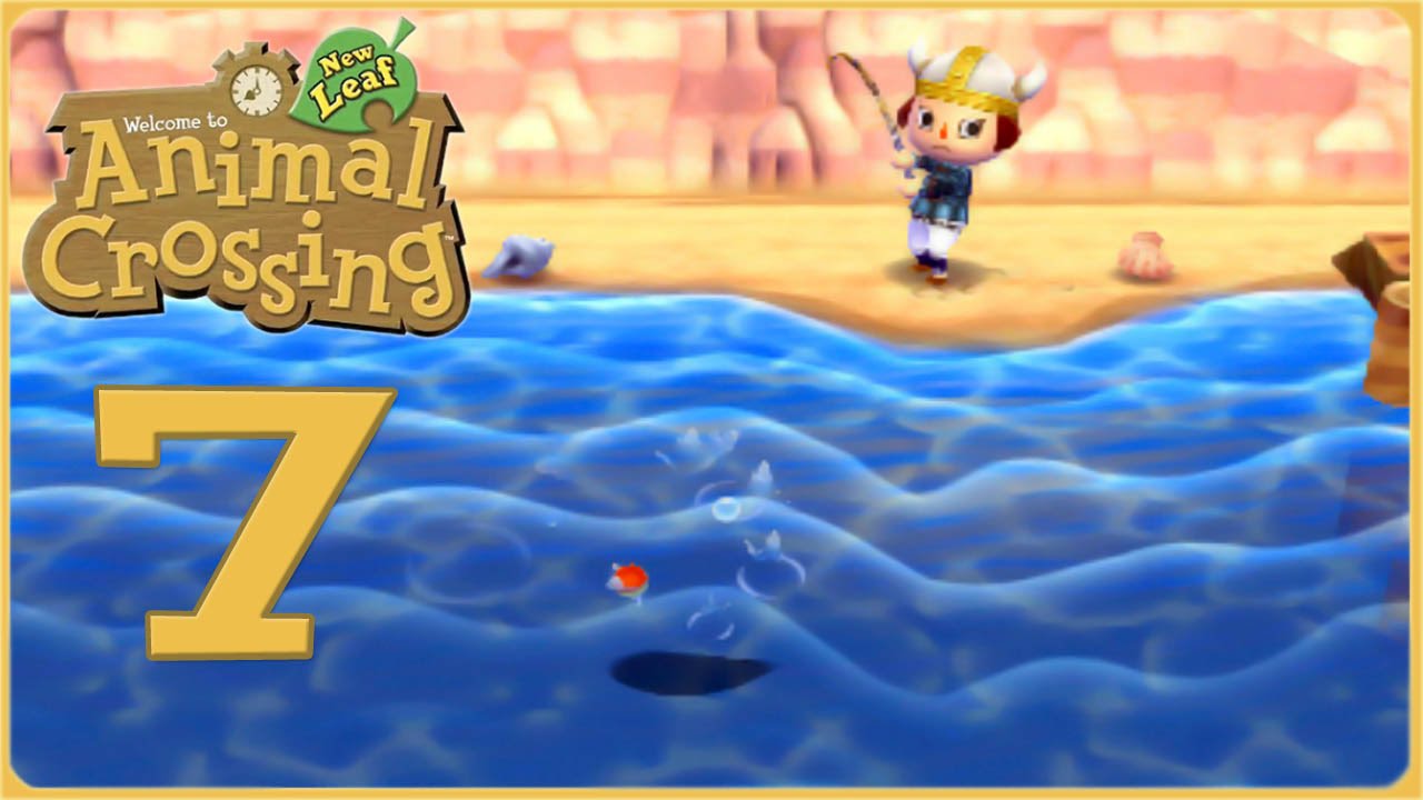 A Viking Fishing For Sharks Animal Crossing New Leaf Episode 7 Youtube