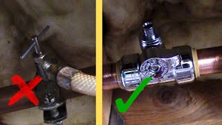 Fix for low flow on your refrigerator water line installation