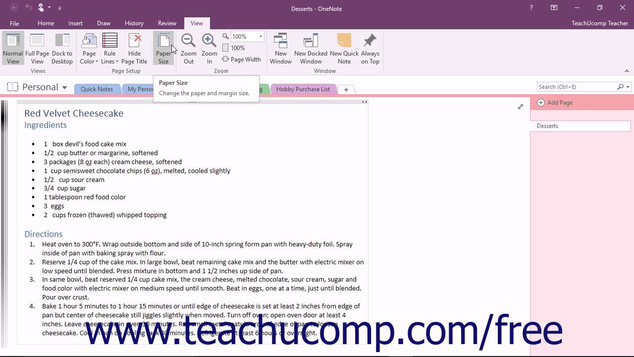 onenote for mac 2016 lesson