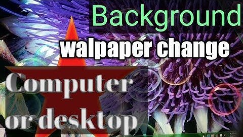How to Change Your Desktop Wallpaper Computer Background on Windows 7