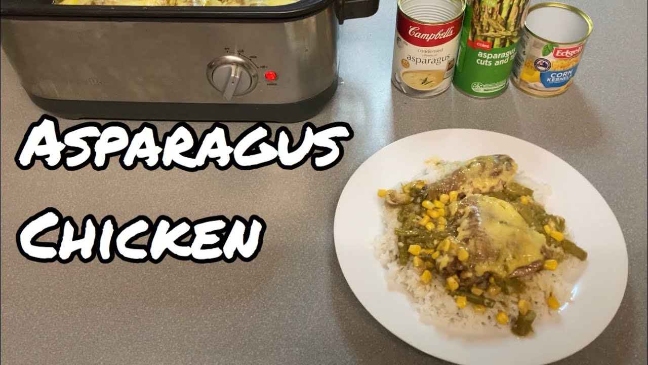 Slow cooker chicken and asparagus YouTube