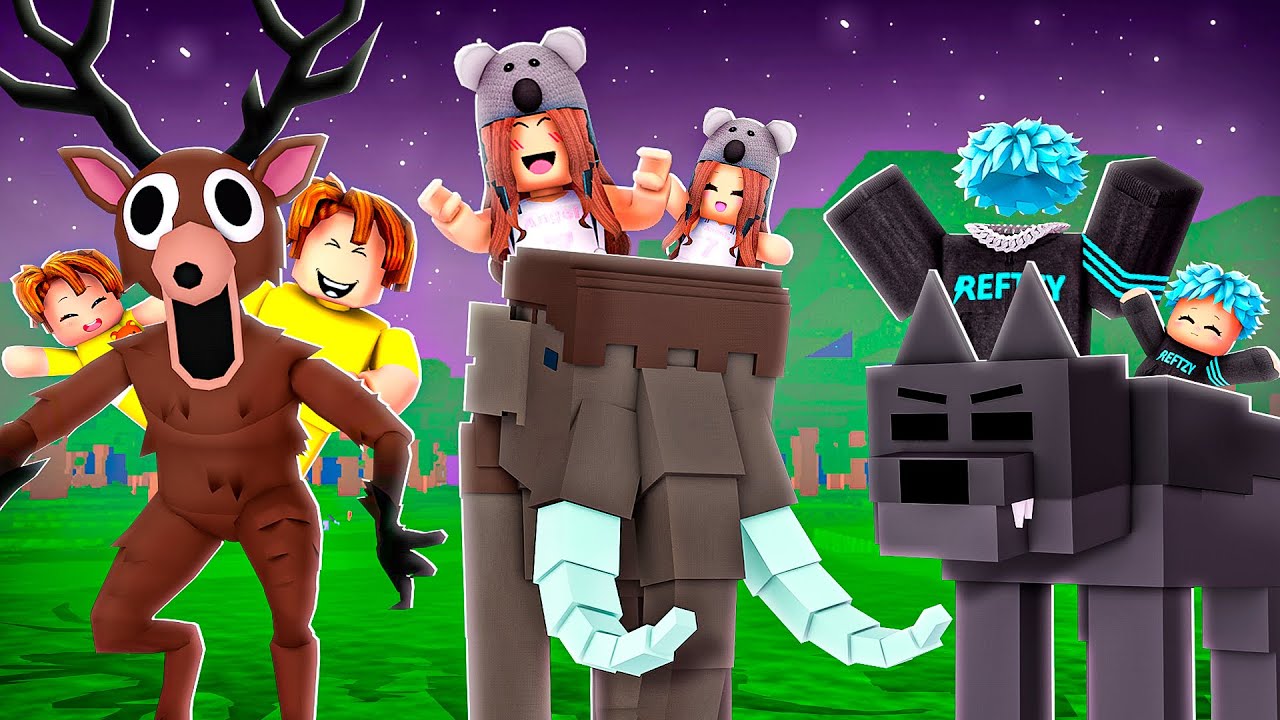 Приручение ВСЕХ ЖИВОТНЫХ в «99 ночей в лесу» с моей СЕМЬЕЙ.