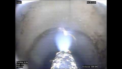 Pacific Sewer Robotics Removing Roots in a 36" Storm Drain