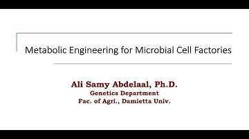 Metabolic Engineering