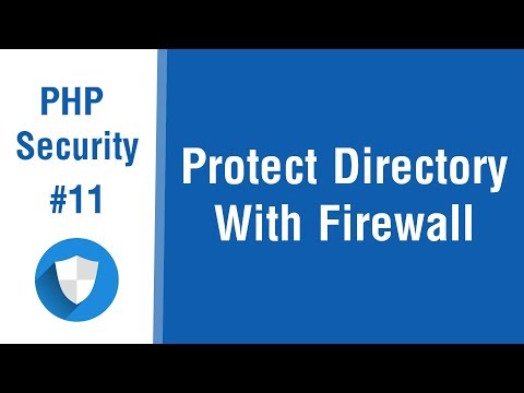 PHP Security Tips In Arabic #11 - Create Directories Firewall
