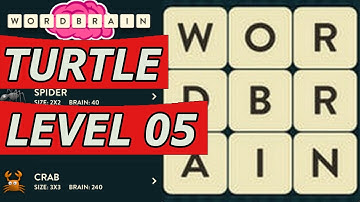 WordBrain Turtle Level 5 Answers (Android/IOS)