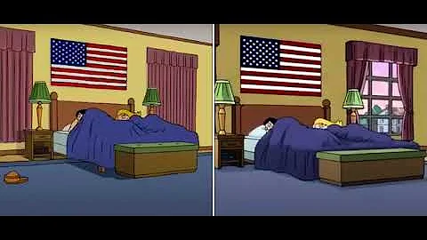 American Dad! Old intro and new intro side by side