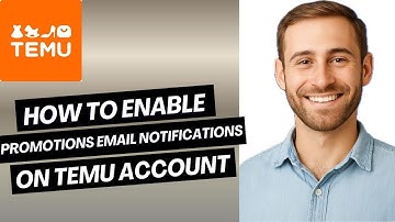 How to enable promotions email notifications on Temu account (2025)