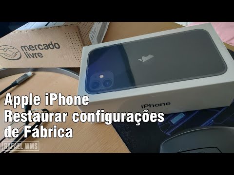 Vídeo: Como Redefinir O IPhone Para As Configurações De Fábrica