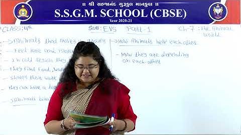 (CBSE) Class: 4 || Subject: EVS || Lesson: 7 || Topic: The Animals World (Part-1)