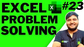 Excel Problem Solving 23 | Interview Questions Analytics | Ashutosh Kumar