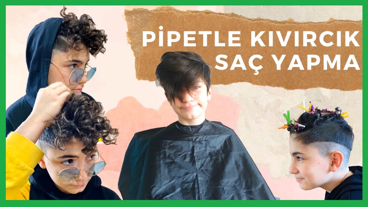 Evde Isisiz Kivircik Sac Yapma 5 Dk Da Pipetle Kivircik Sac Youtube