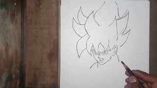 how to draw goku. || Goku drawing. ||easy anime drawings for beginners