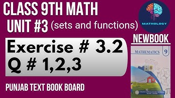 Class 9 math newbook | chapter 3 exercise 3.2 Q1,2,3|9th class math chp 3 Ex 3.2 Q1,2,3  PCTB 
