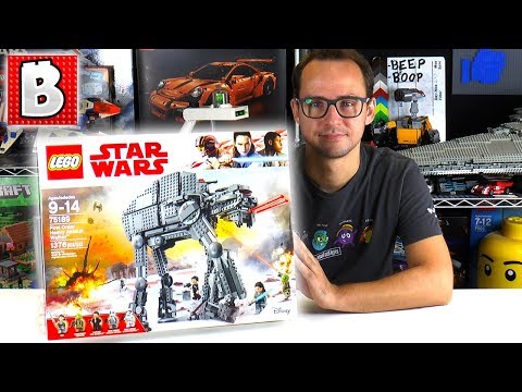 LEGO Star Wars First Order Heavy Assault Walker 75189!!! | Brick Vault LIVE BUILD & Review - LEGO Star Wars The Last Jedi Set!