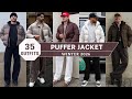 35 Ways to Style Puffer Jacket for Winter 2026 | Men's Fashion