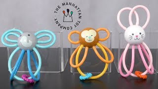 Manhattan Toy Winkel Monkey Rattle & Sensory Teether, 4