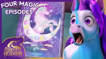 United by Magic - Unicorn Academy:  4 Full Episodes Together 🦄🌈 Cartoons for Kids
