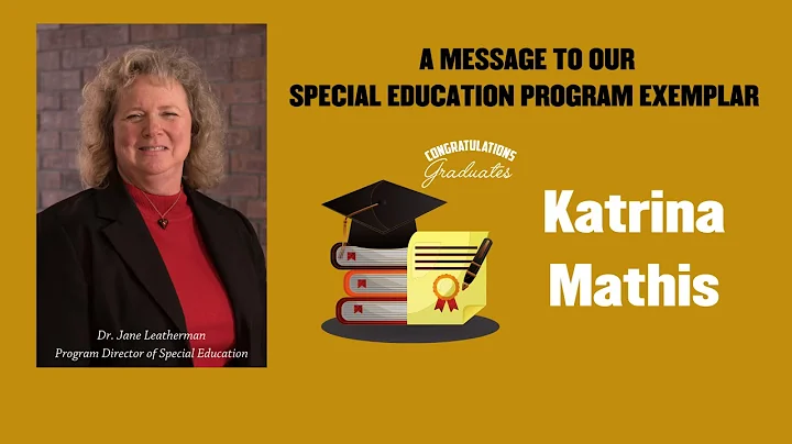 Katrina Mathis - Special Education Program Exemplar