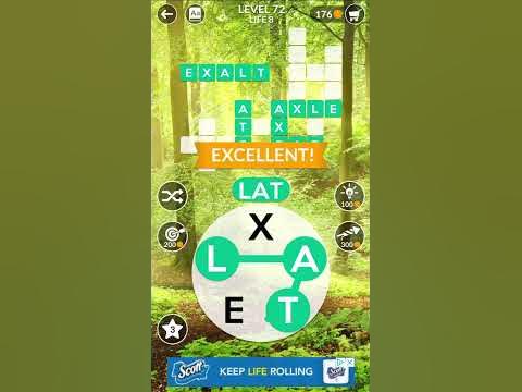 WORDSCAPES LEVEL 72 ANSWERS - YouTube