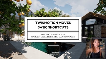 Basic keyboard shortcuts for better movement in Twinmotion 2020.2!