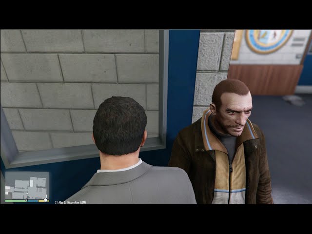 Niko Bellic Wanted Poster in GTA 5! #gta5 #gta #gta4 #shorts 