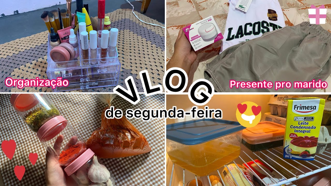 VLOG DO MEU DIA : COMPREI PRESENTE PRO MEU MARIDO DE ANIVERSÁRIO | ORGANIZAÇÃO NAS MAKES ❤️✨