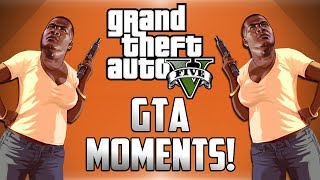 GTA 5 Funny Moments! - Train Crashes, Creepy Selfies and The Magic Bus!