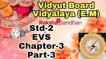 437. Std-2, EVS, Chapter-3, Part-3,Vidyut Board Vidyalaya | BHAGYESH THAKKAR