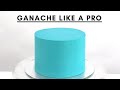 HOW TO COVER A CAKE WITH CHOCOLATE GANACHE WITH SMOOTH SIDES AND SHARP EDGES! │ CAKES BY MK