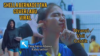 Shella Bernadettha pemain BJB, cover lagu PINGAL, | dan beberapa lagu lainnya #proliga2022 #volly