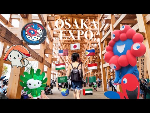 Osaka Expo 2025 Vlog Japan Pavilion 7 More Turkmenistan USA Hungary Philippines Indonesia