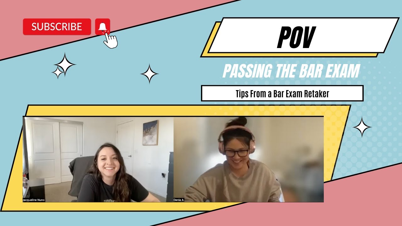 POV: Passing the Bar Exam as a Retaker w/ Jackie - YouTube