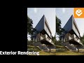 Enscape 4.1 For SketchUp | 045 Realistic Exterior Rendering Forest House