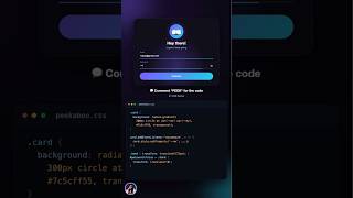 This Login Form Covers Its Eyes When You Type Your Password #shorts