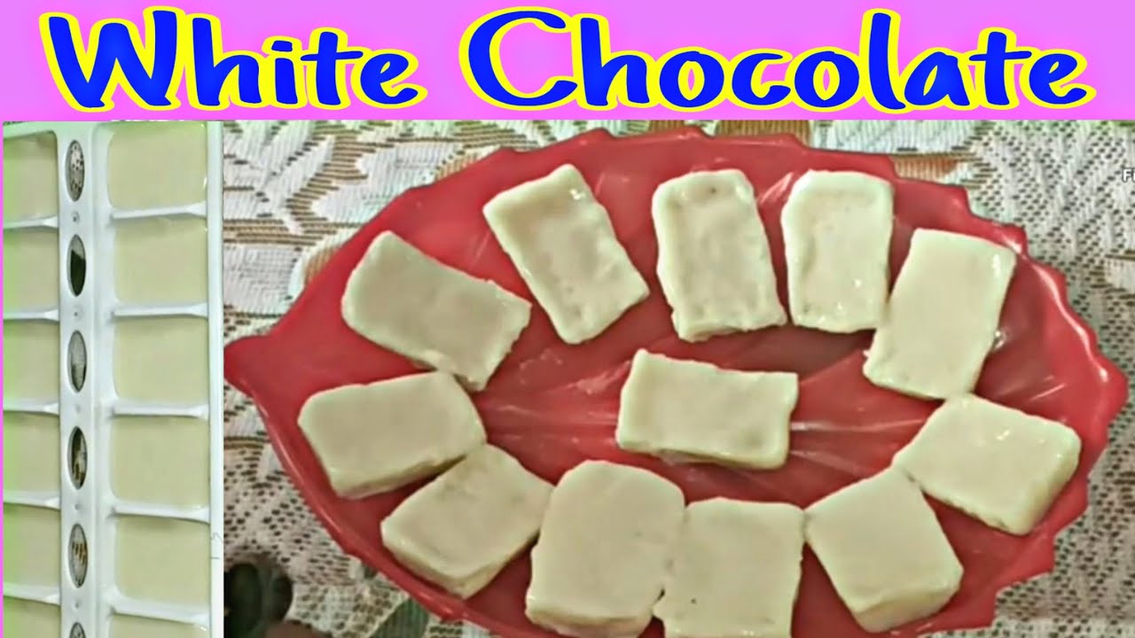 White Chocolate Recipe 100 Pure (Only 5 Minutes),Home Made White