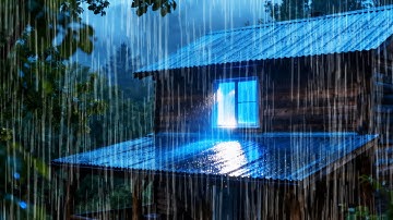 Heavy Rainfall on Roof – Perfect Background for Sleep, meditation, studying, or calming anxiety.