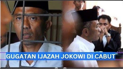 Dunia Berita Akhirnya Terbongkar!!! Gugatan Dugaan Ijazah Palsu Jokowi Dicabut oleh Bambang Tri