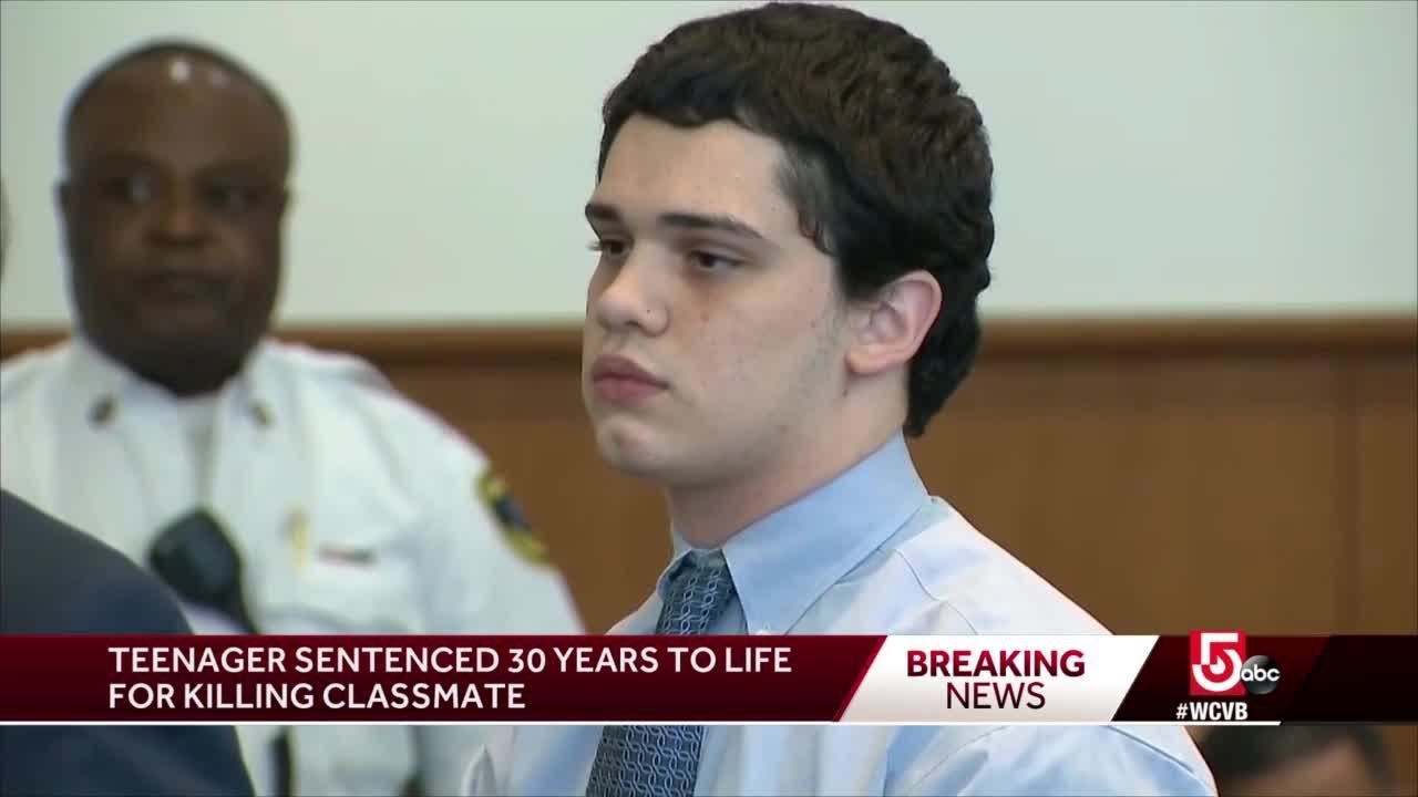 Teen who killed, beheaded classmate gets 2 life sentences - YouTube